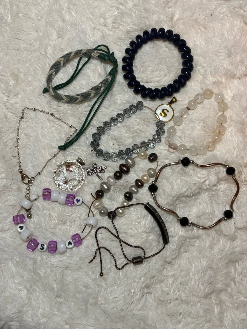 Random bracelets bundle + charms